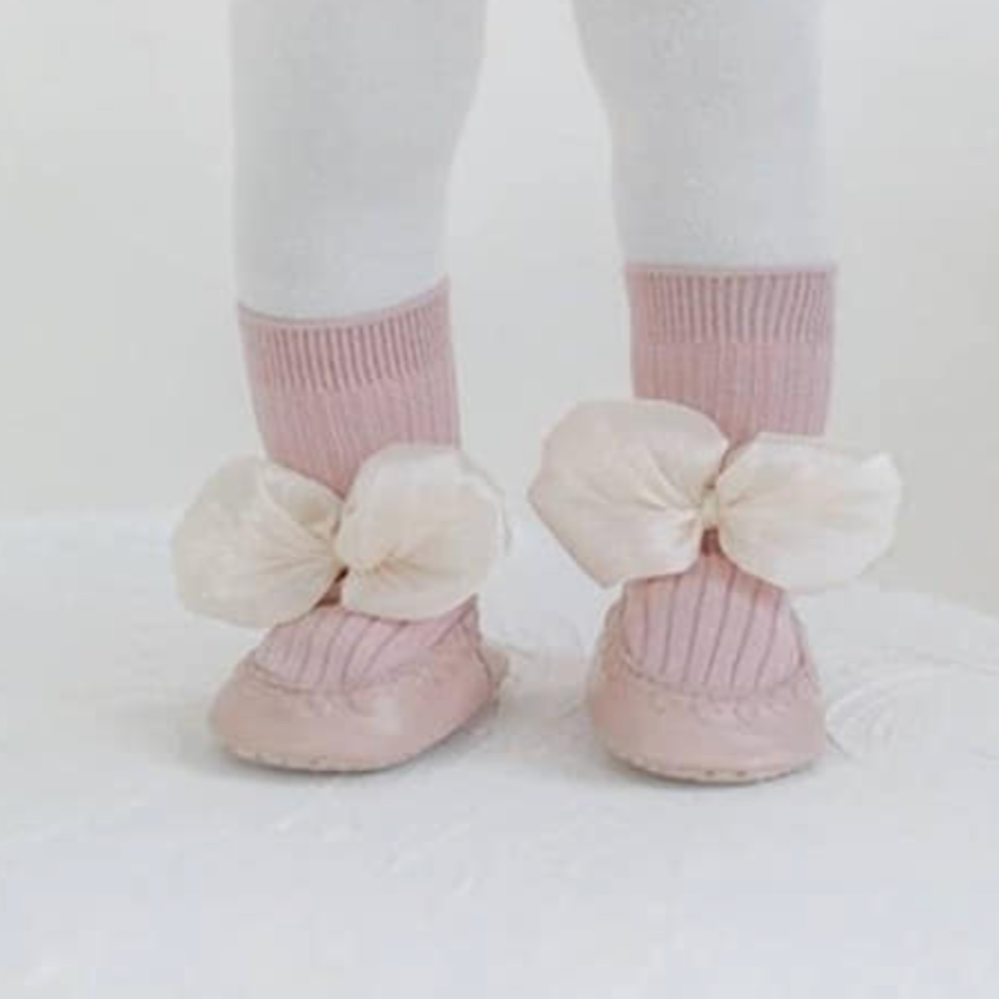 Bow Sock Shoes (Two Colours)