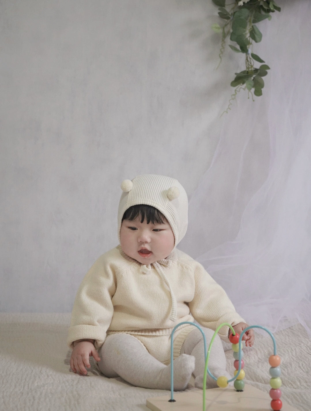 Knitted Jumper + Bloomer Set (Two Colours)
