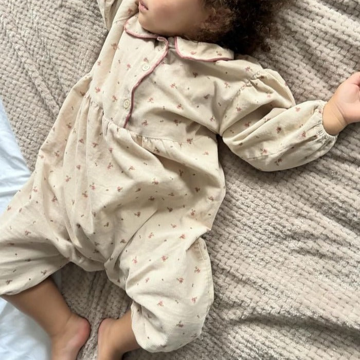 Rose Corduroy All-in-one (Beige)