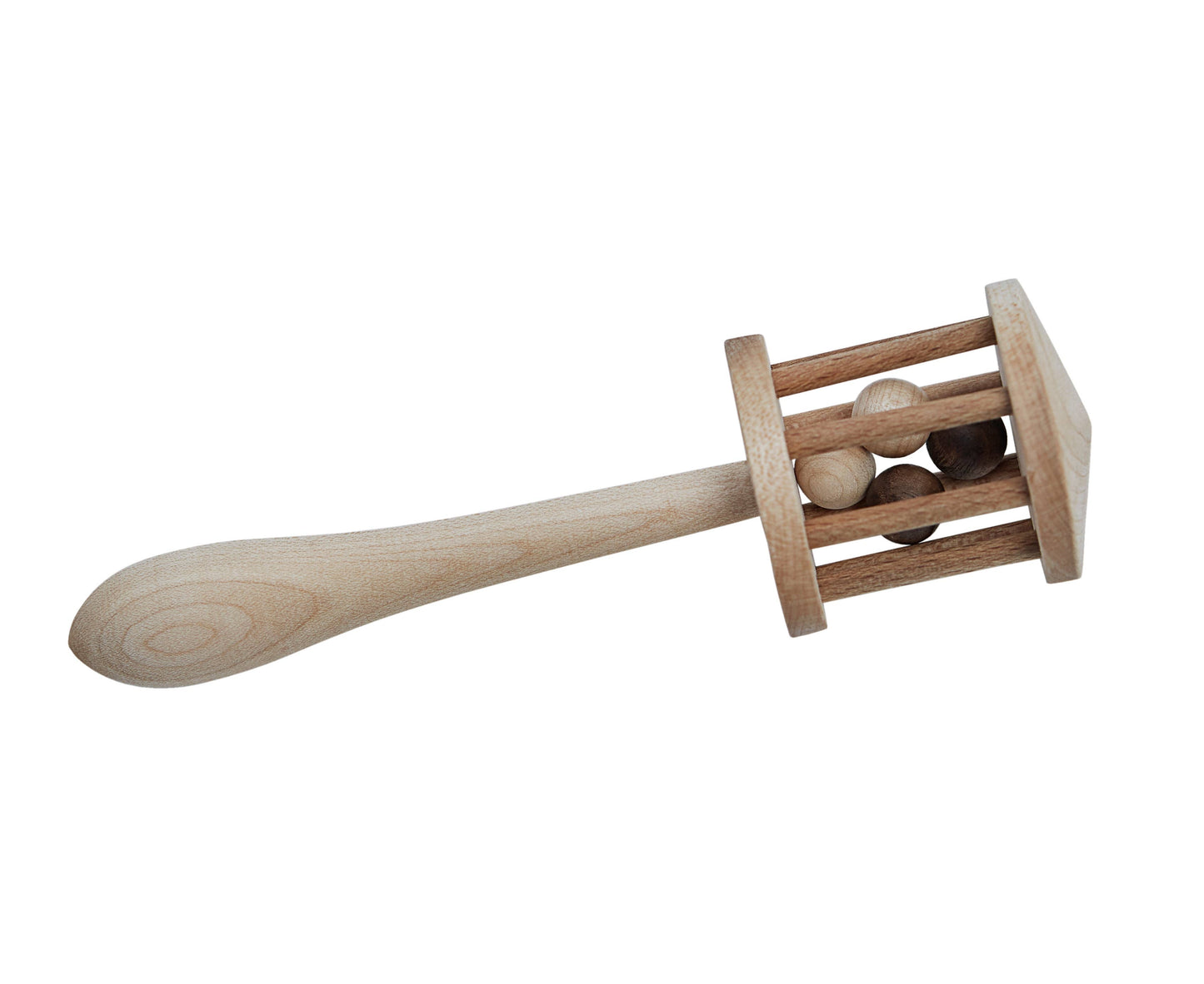 Nighthawk Wooden Baby Rattle