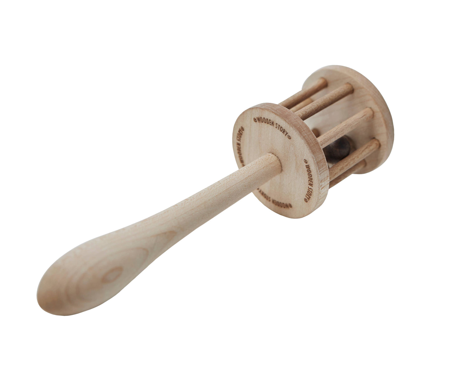 Nighthawk Wooden Baby Rattle