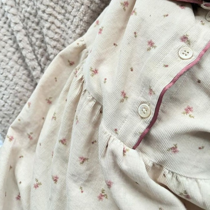 Rose Corduroy All-in-one (Beige)