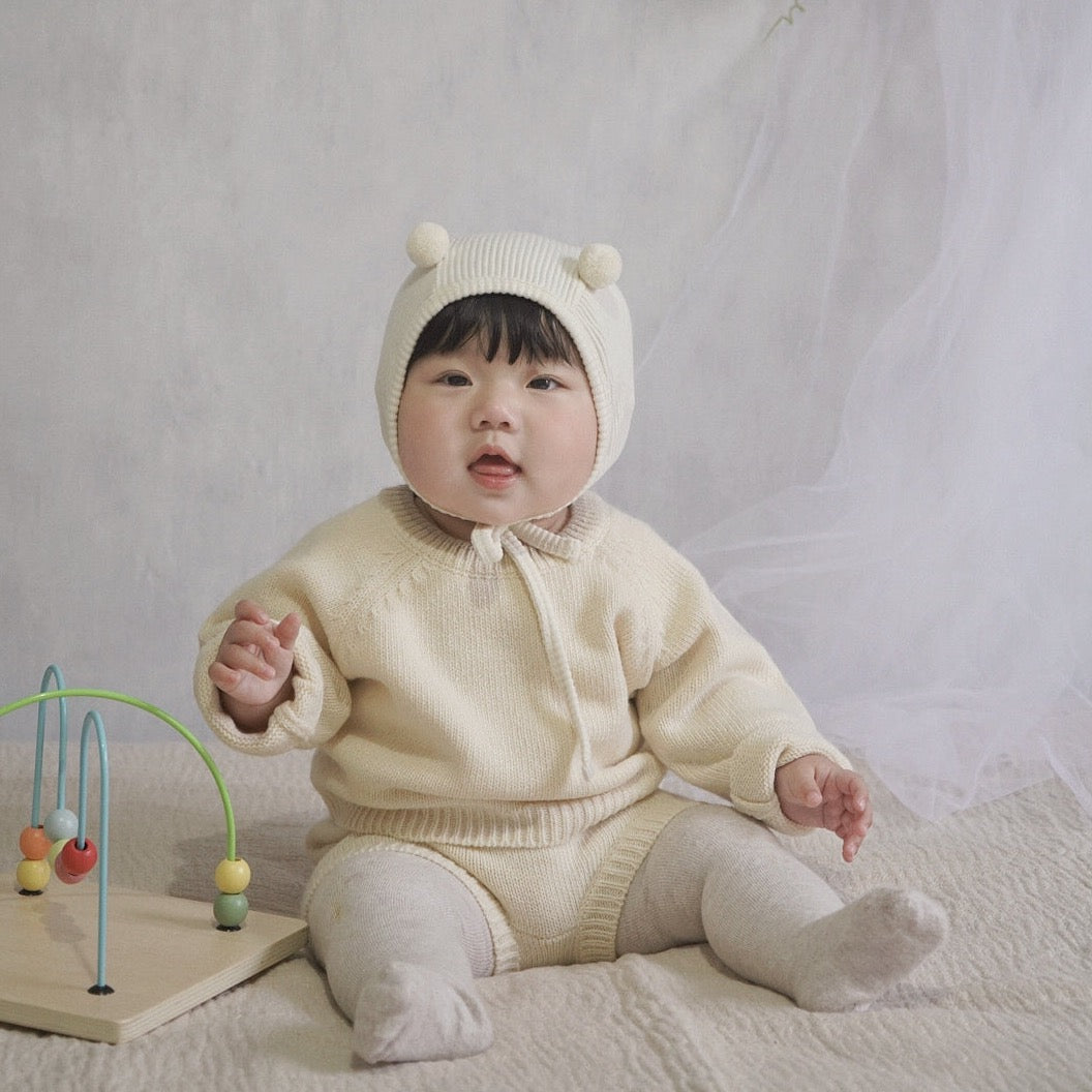 Knitted Jumper + Bloomer Set (Two Colours)