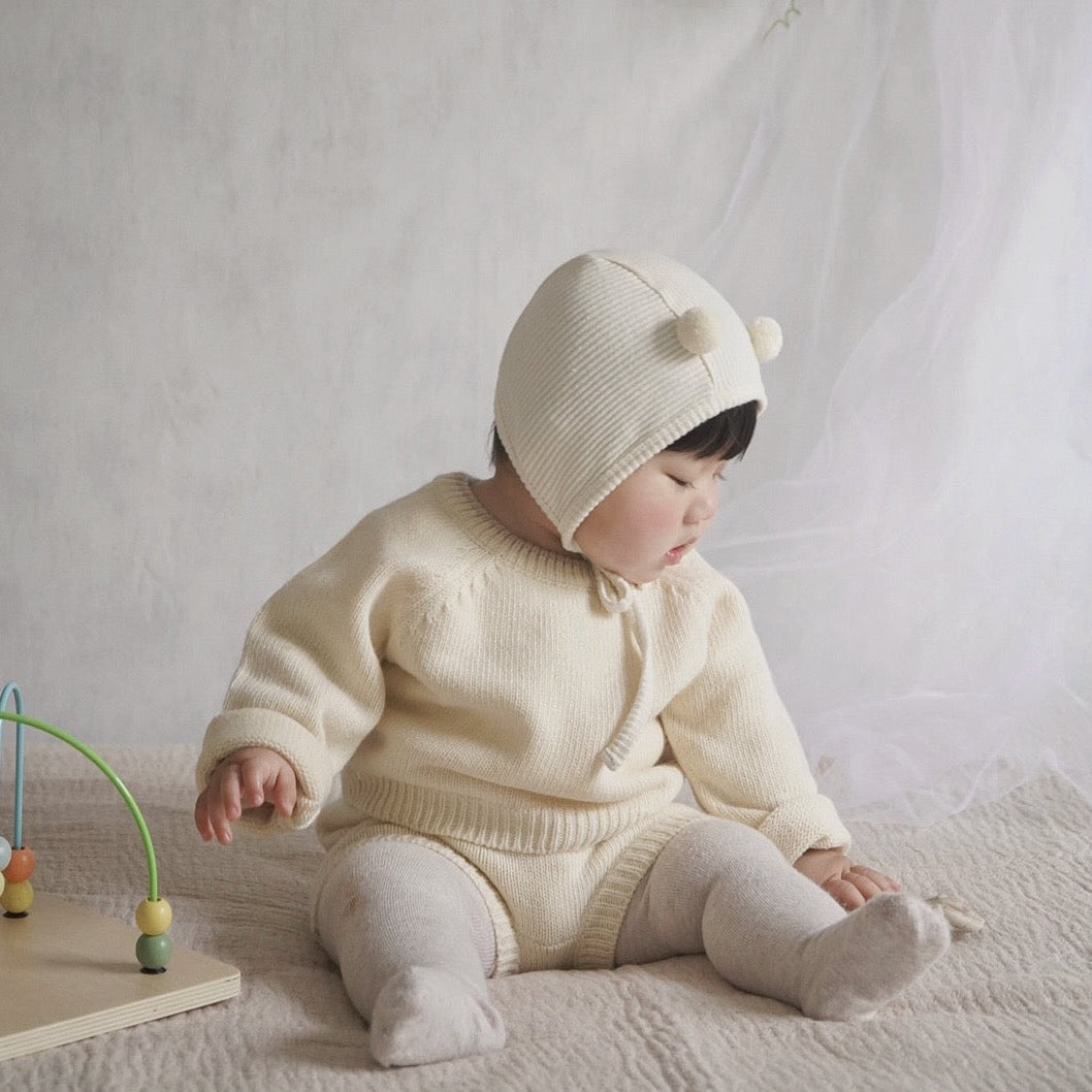 Knitted Jumper + Bloomer Set (Two Colours)