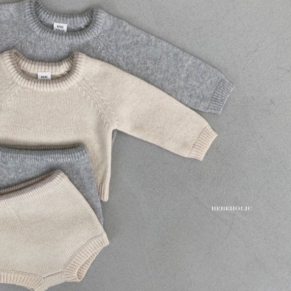 Knitted Jumper + Bloomer Set (Two Colours)
