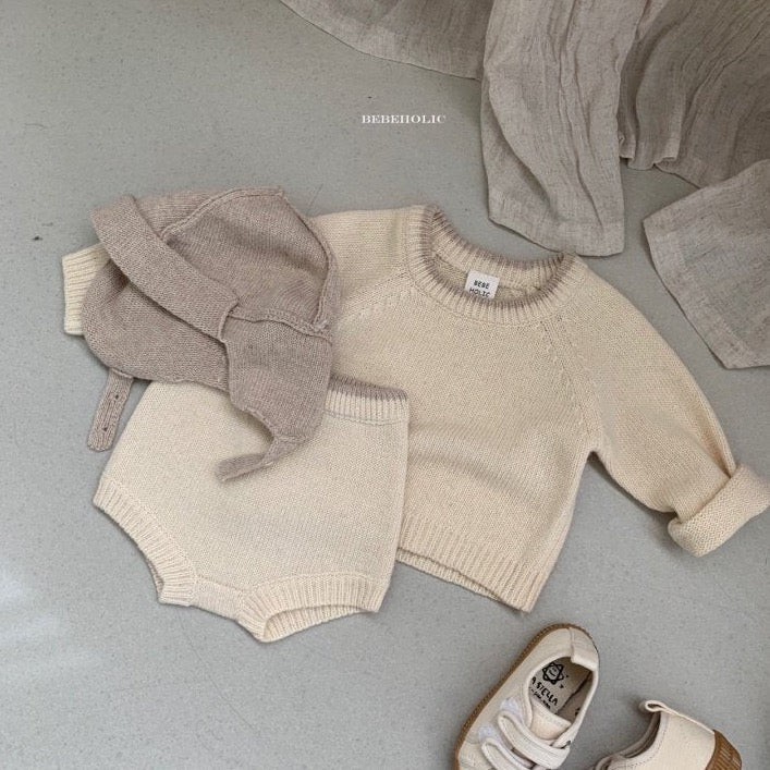 Knitted Jumper + Bloomer Set (Two Colours)