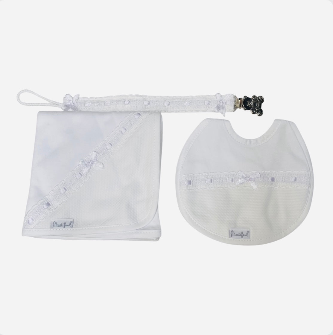 Muslin, Dummy Clip & Bib Gift Sets