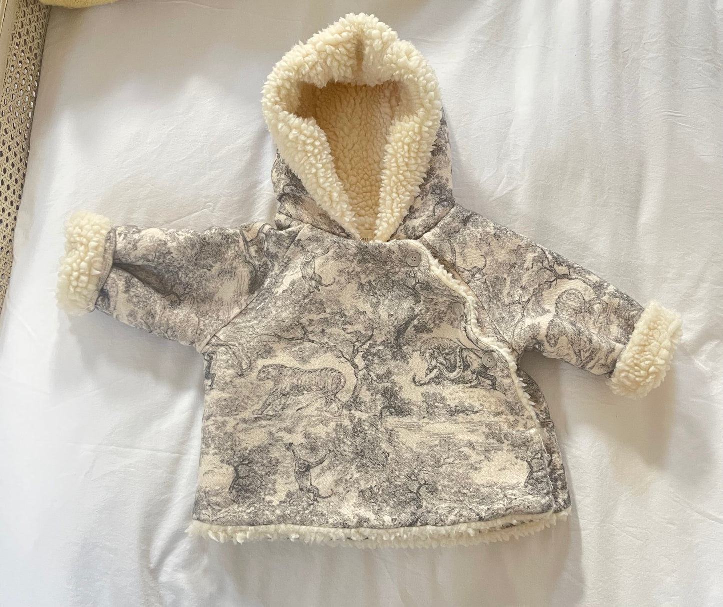 Petite Fleece Jacket (Safari Print)