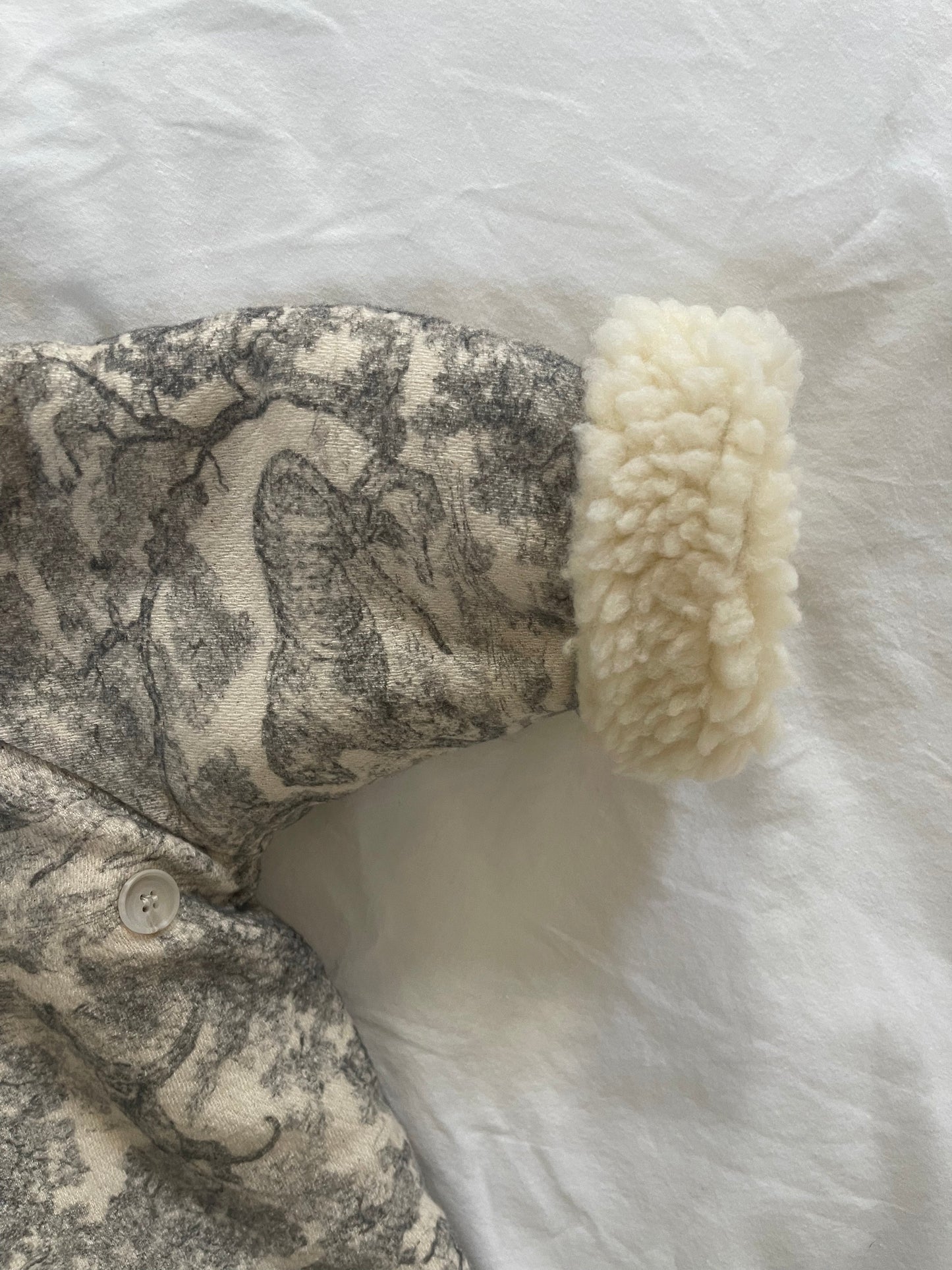 Petite Fleece Jacket (Safari Print)