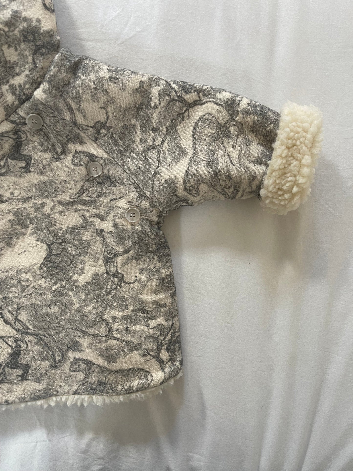 Petite Fleece Jacket (Safari Print)