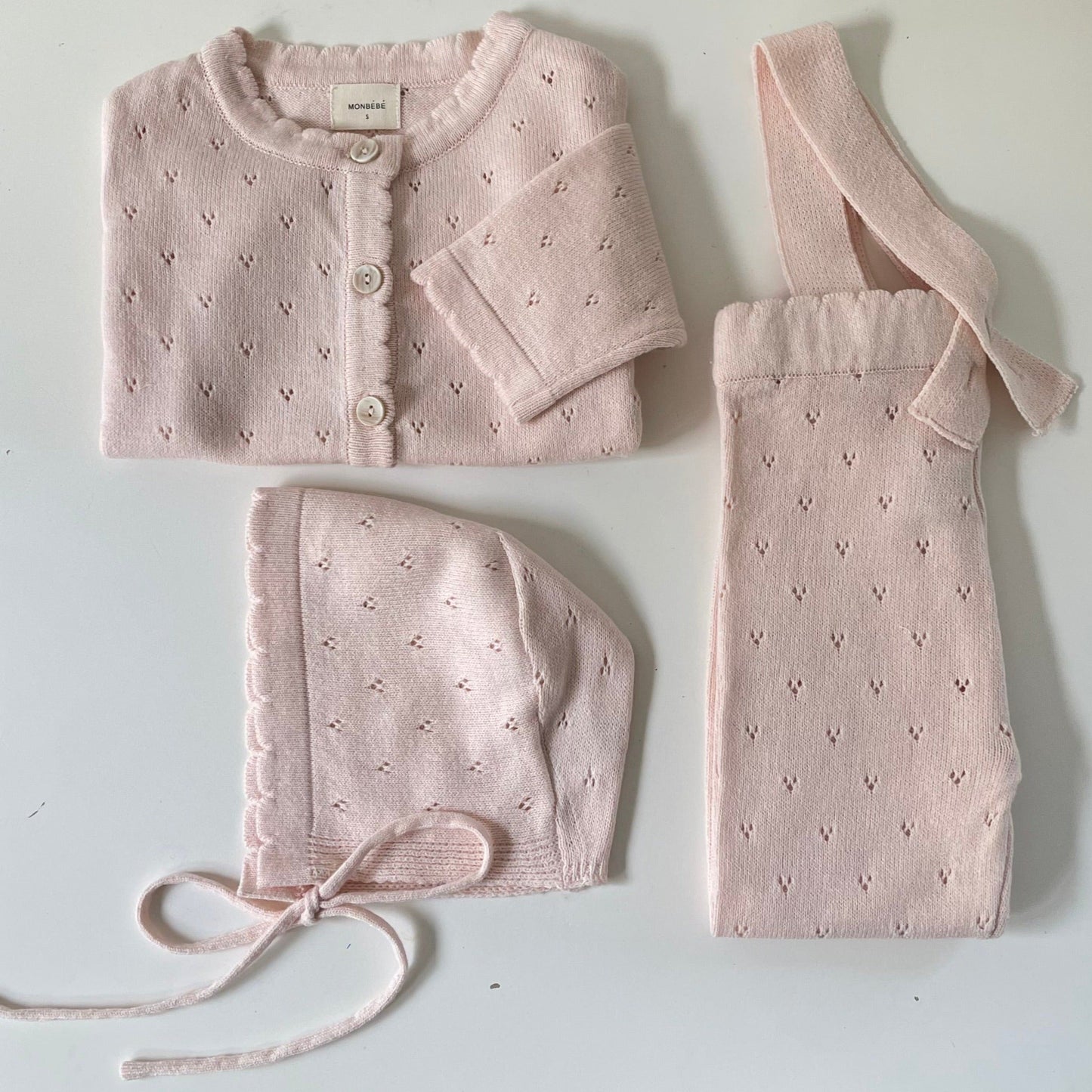Bronte Pointelle Knitted Cardigan (Two Colours)