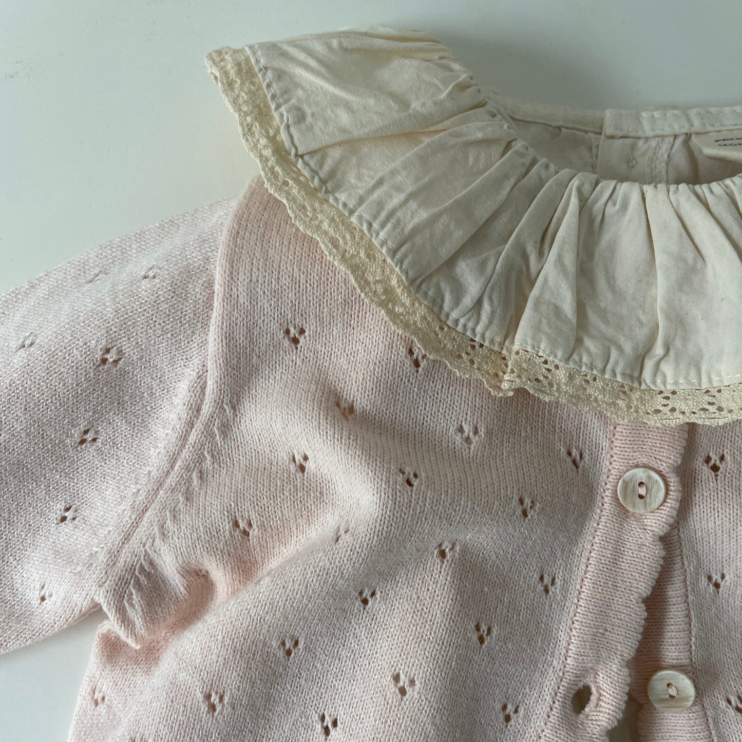 Bronte Pointelle Knitted Cardigan (Two Colours)