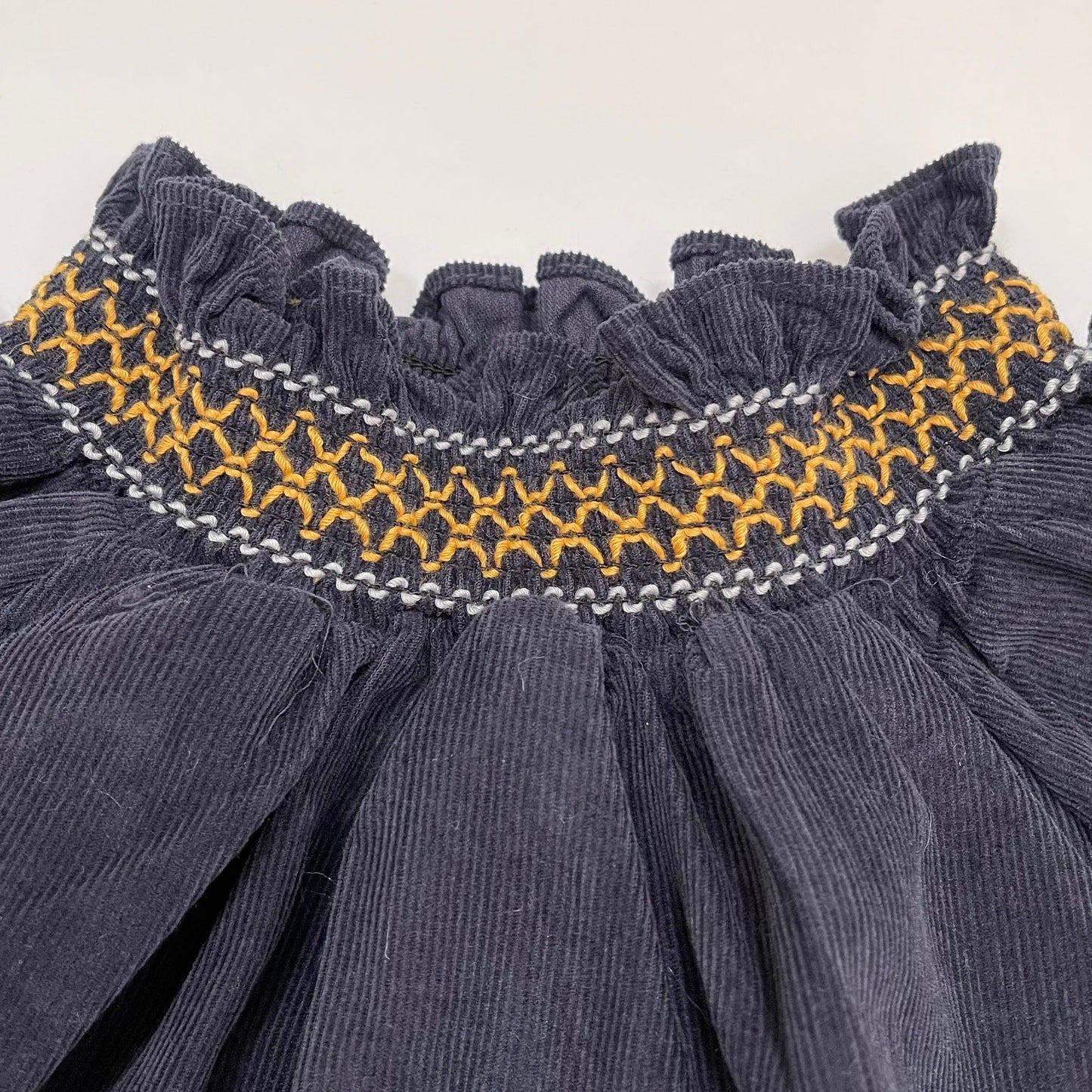 Ava Corduroy Smocking Dress (Two Colours)
