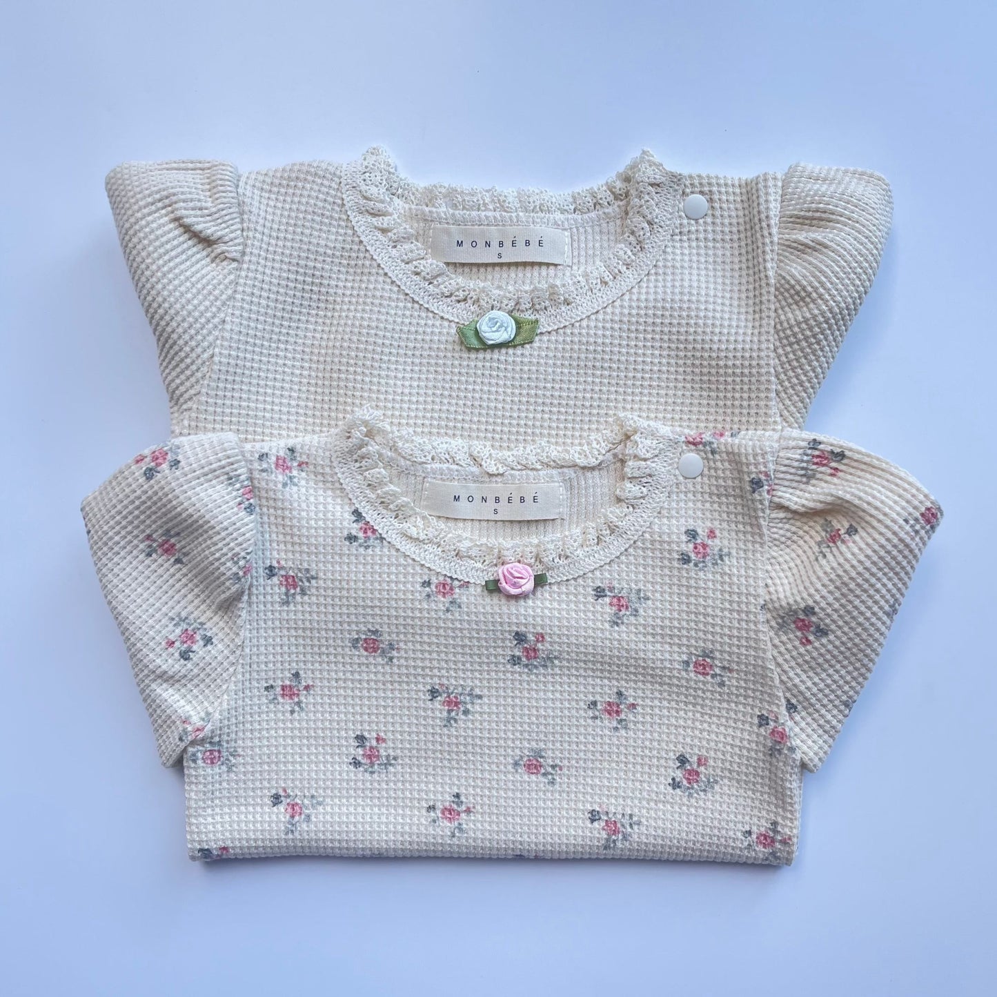Mia Waffle Top (Two Colours)