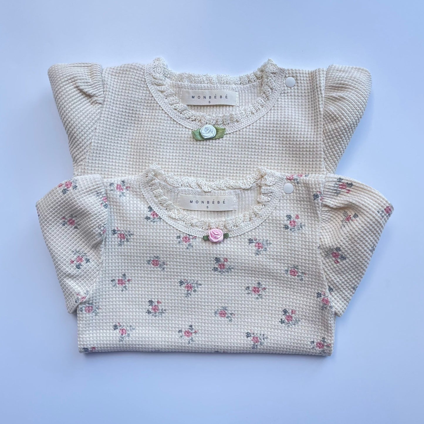 Mia Waffle Top (Two Colours)