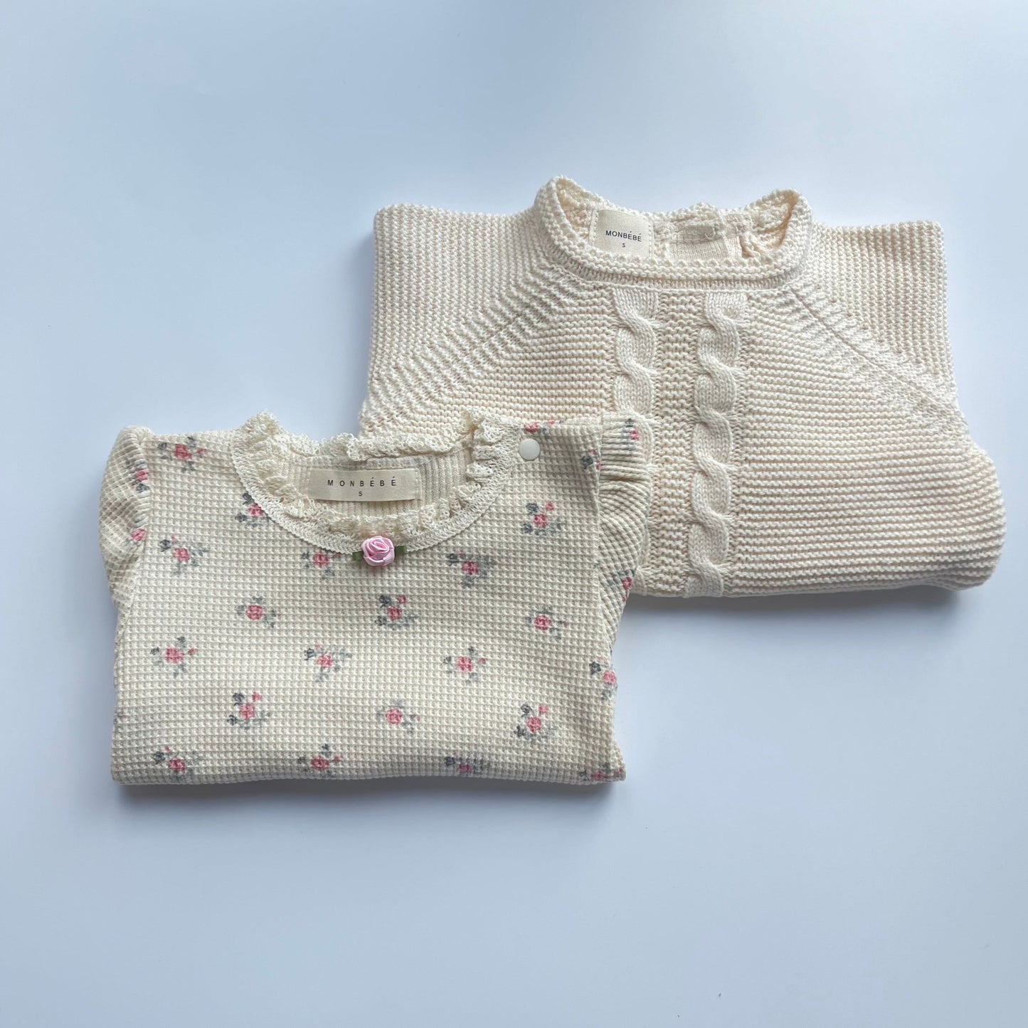 Mia Waffle Top (Two Colours)