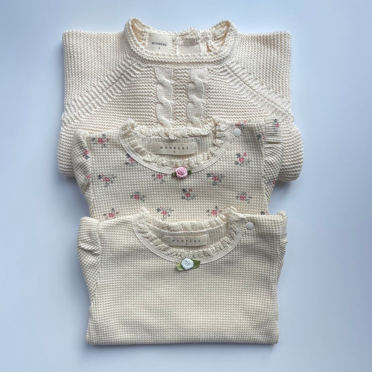 Mia Waffle Top (Two Colours)