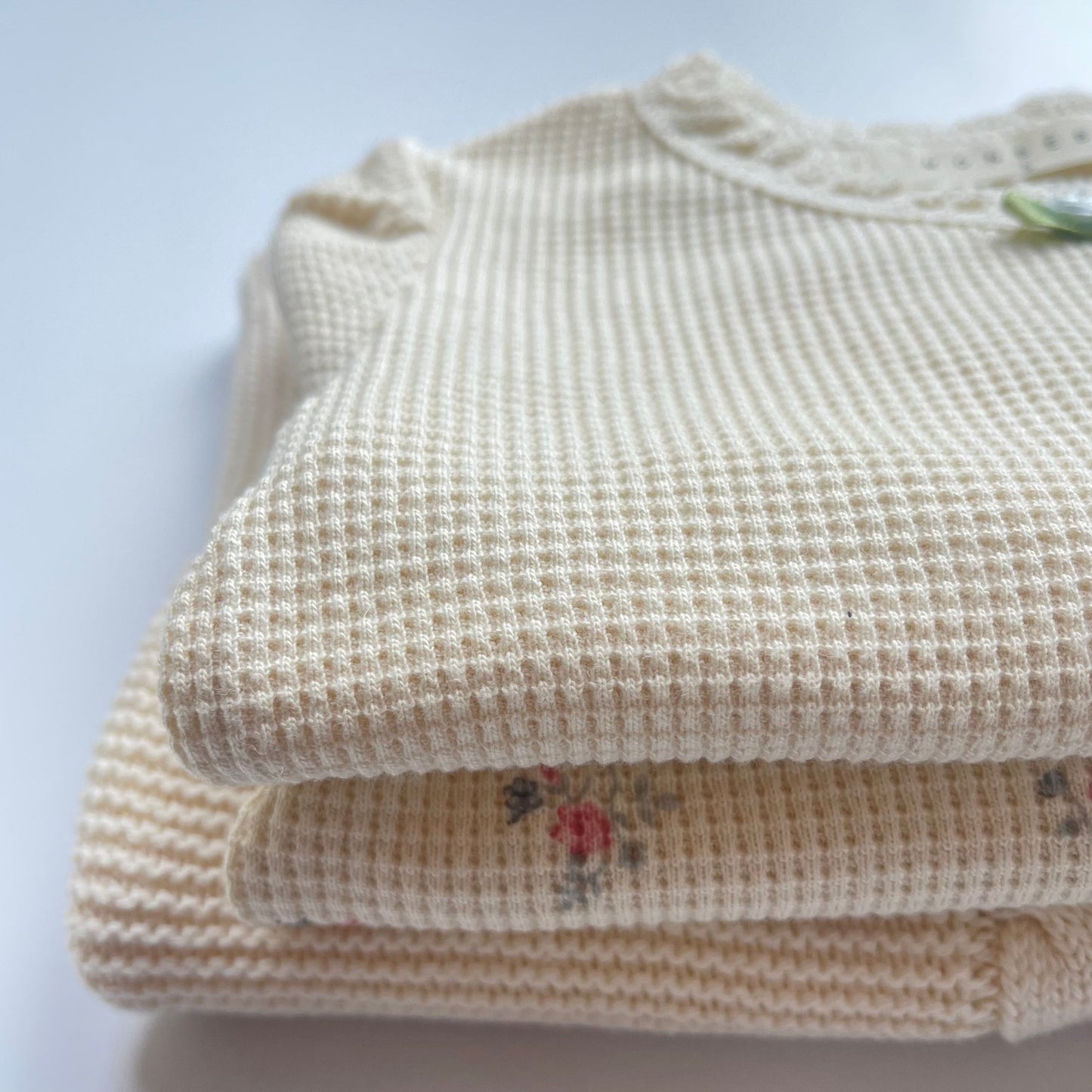Mia Waffle Top (Two Colours)