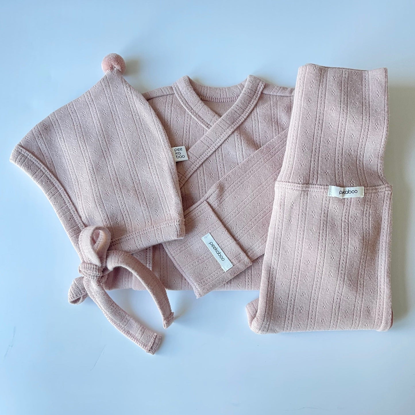 Pointelle Newborn Set (Four Colours)