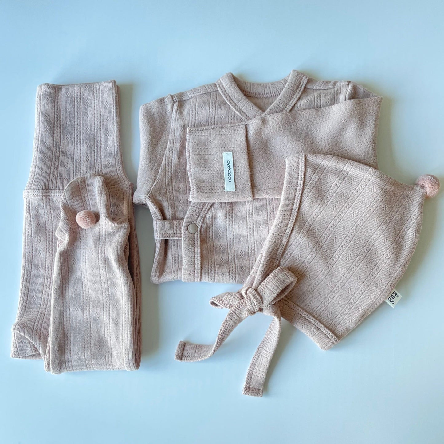 Pointelle Newborn Set (Four Colours)