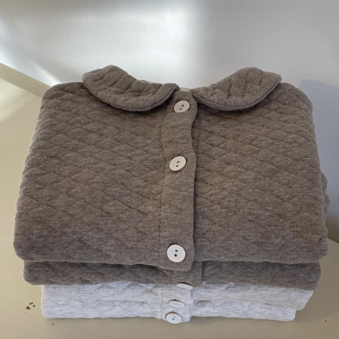 Quilted Cardigan (Two Colours)