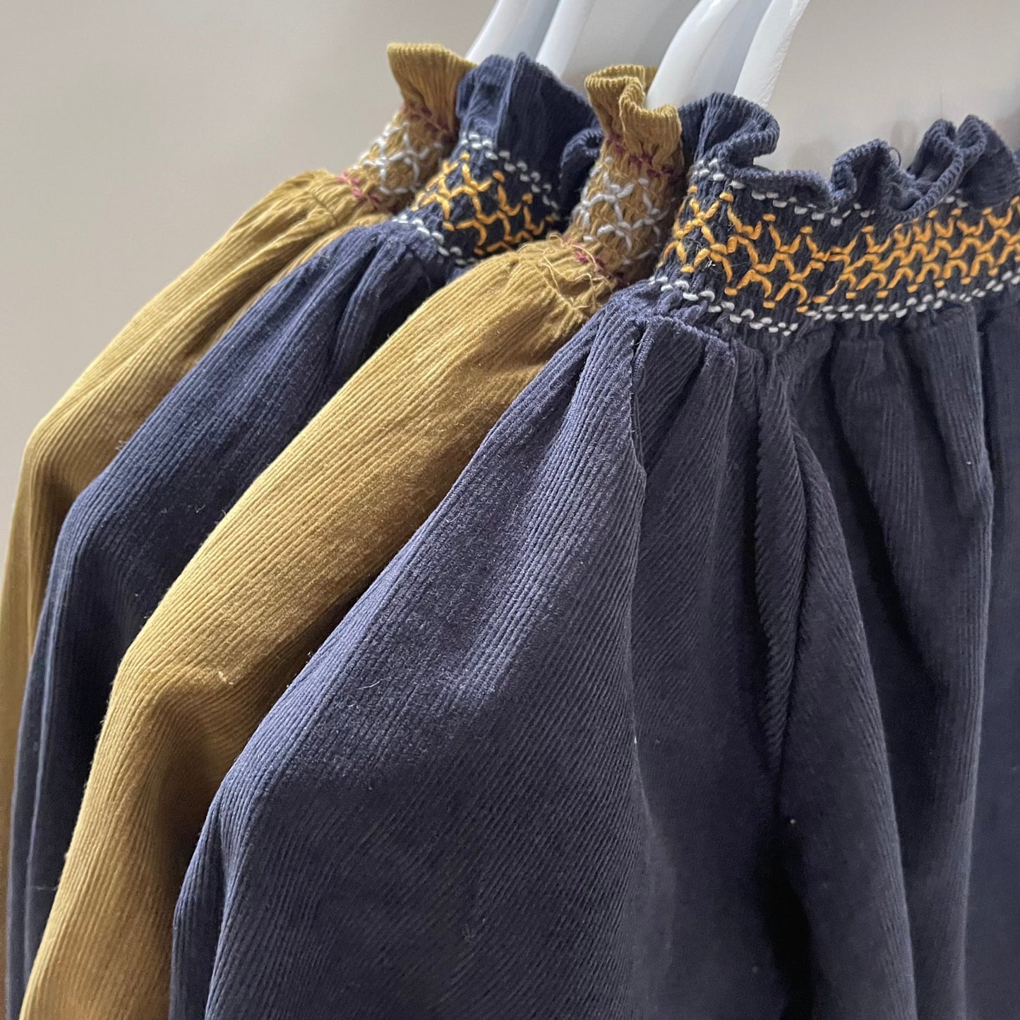 Ava Corduroy Smocked Romper (Two Colours)