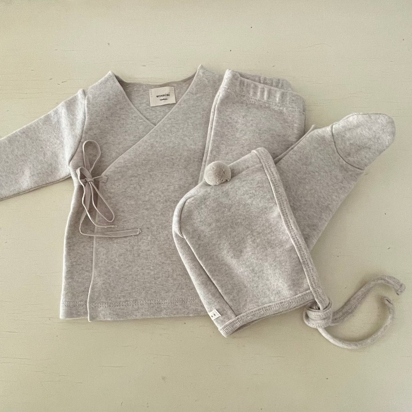 Kimono Top, Bottom + Bonnet Set (Two Colours)