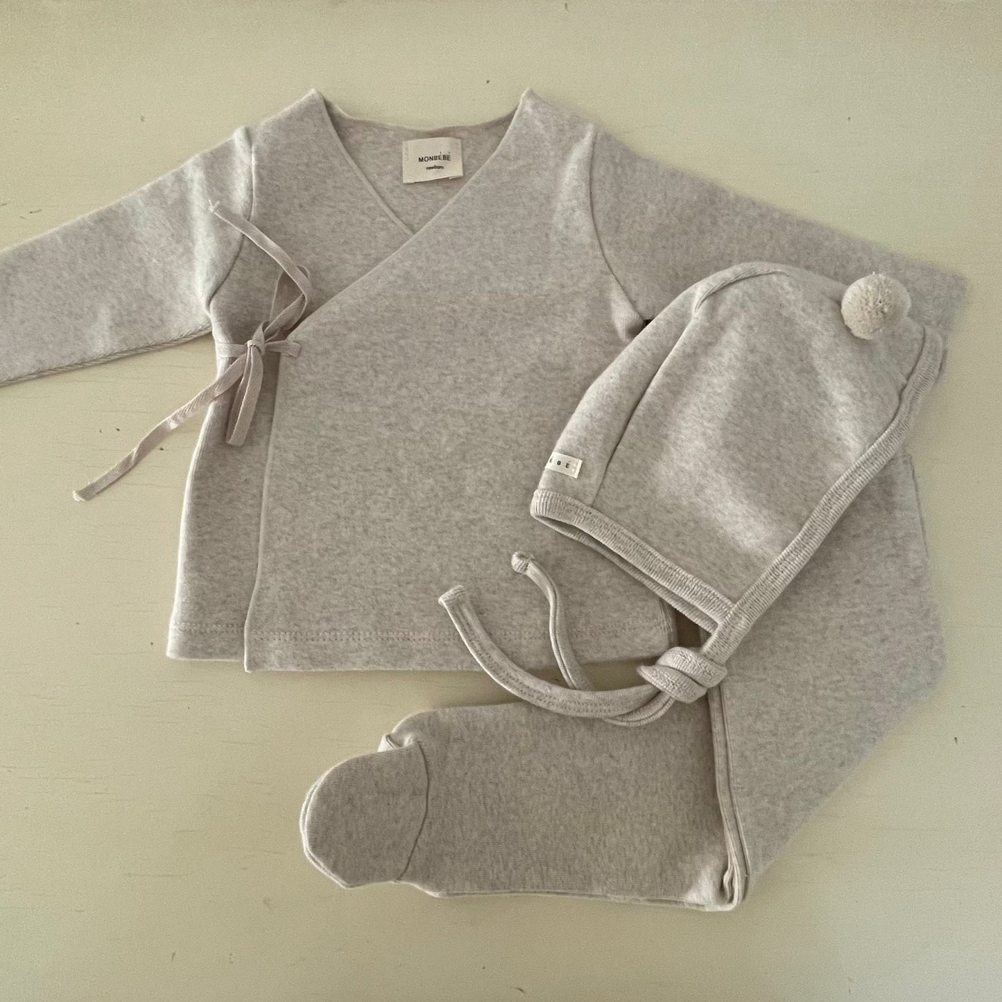 Kimono Top, Bottom + Bonnet Set (Two Colours)