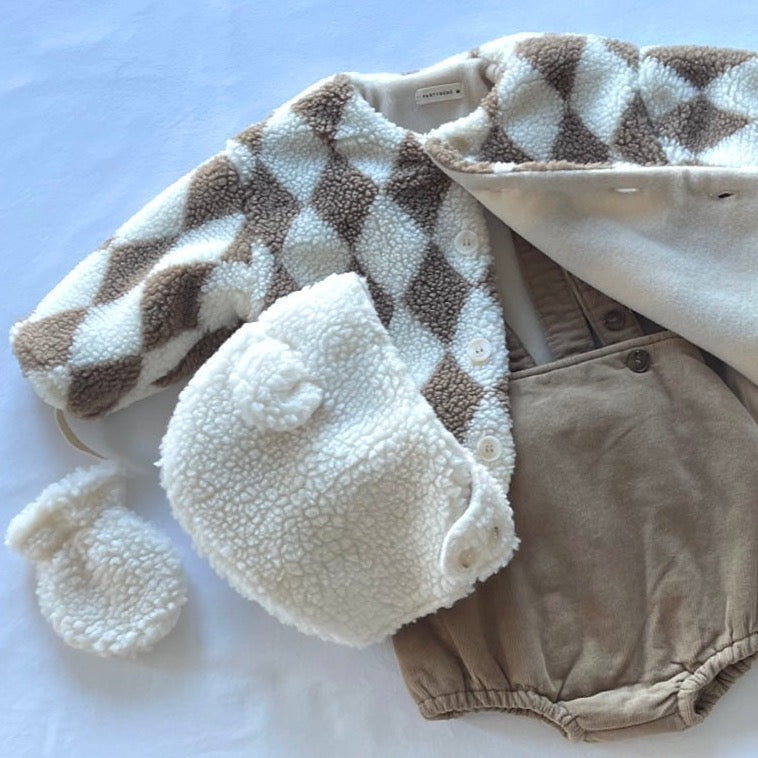 Fleece Jacket (Beige)
