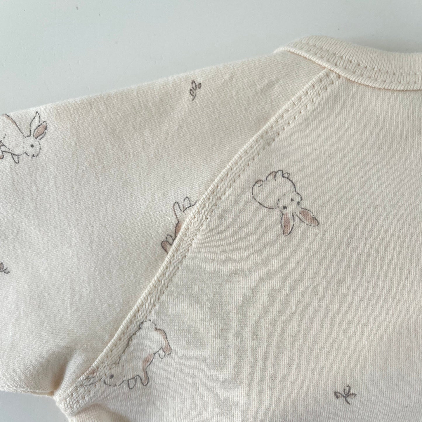 Bunny Print Bodysuit + Bottom Set (Two Colours)