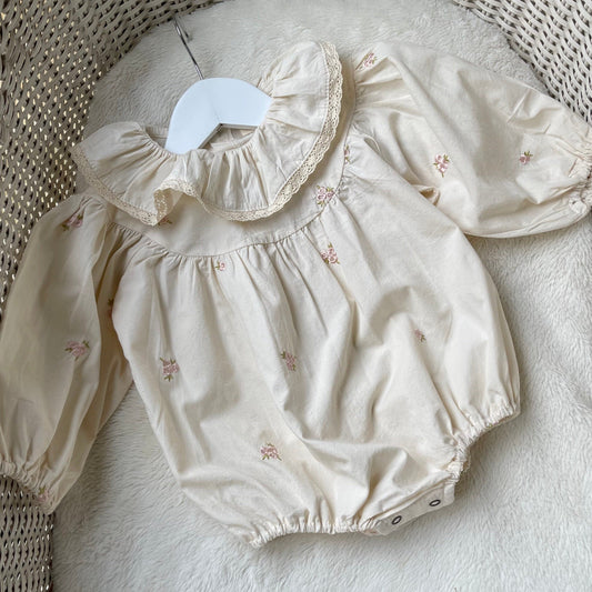 Blossom Embroidery Romper