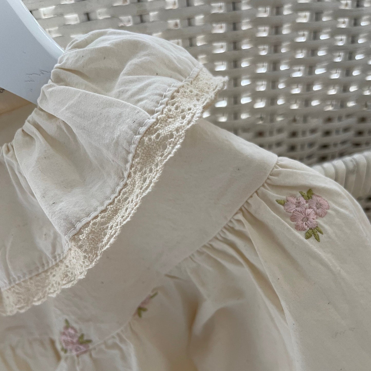 Blossom Embroidery Romper