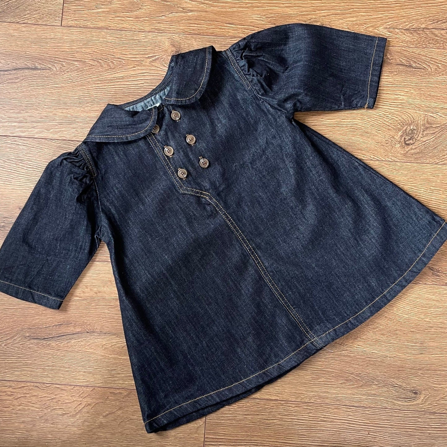 Denim Sailor Dress (Two Colours)