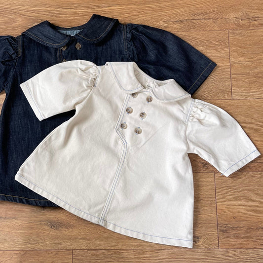 Denim Sailor Dress (Two Colours)