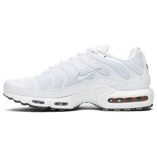 White sneaker with Nike logo on a white background
