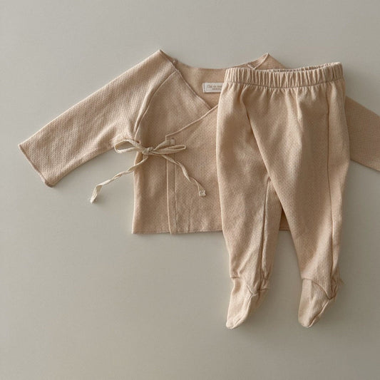 Newborn Kimono Top + Bottom Set (Two Colours)