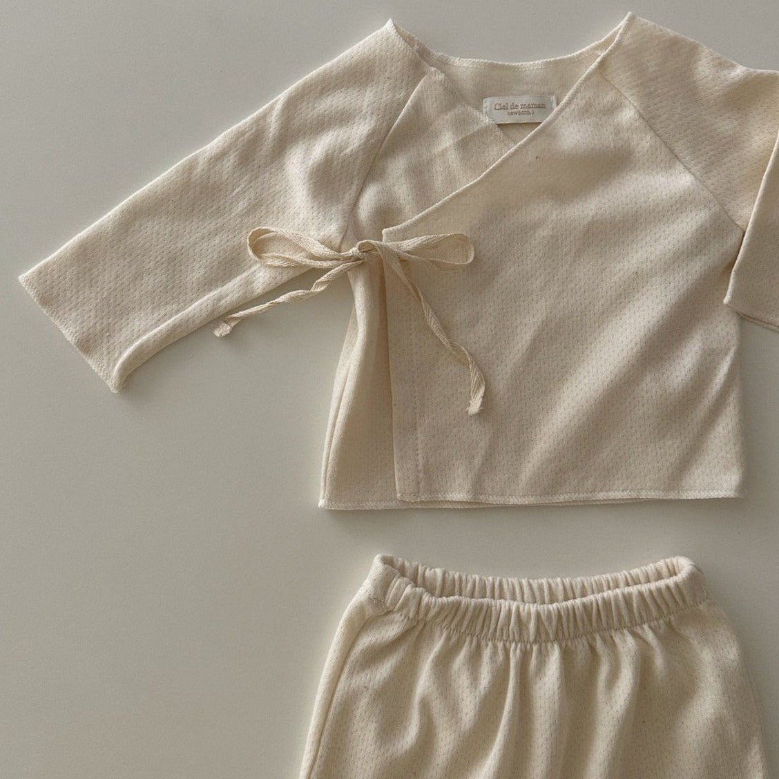 Newborn Kimono Top + Bottom Set (Two Colours)