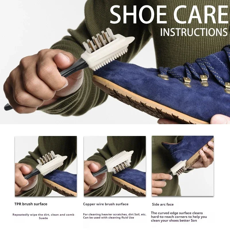 New Nubuck Shoes Shoe Brush Suede Shoes Brass Wire Shoe Brush Snow Boots Shoe Cleaner Shoe Accessories 1/2/3 Pcs