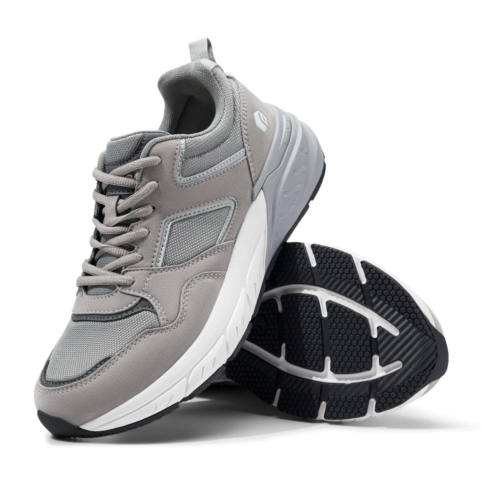 FitVille Newest Running Shoes for Men 4E Wide Width Sneakers with Arch Support for Flat Feet Heel Pain Relief Plantar Fasciitis