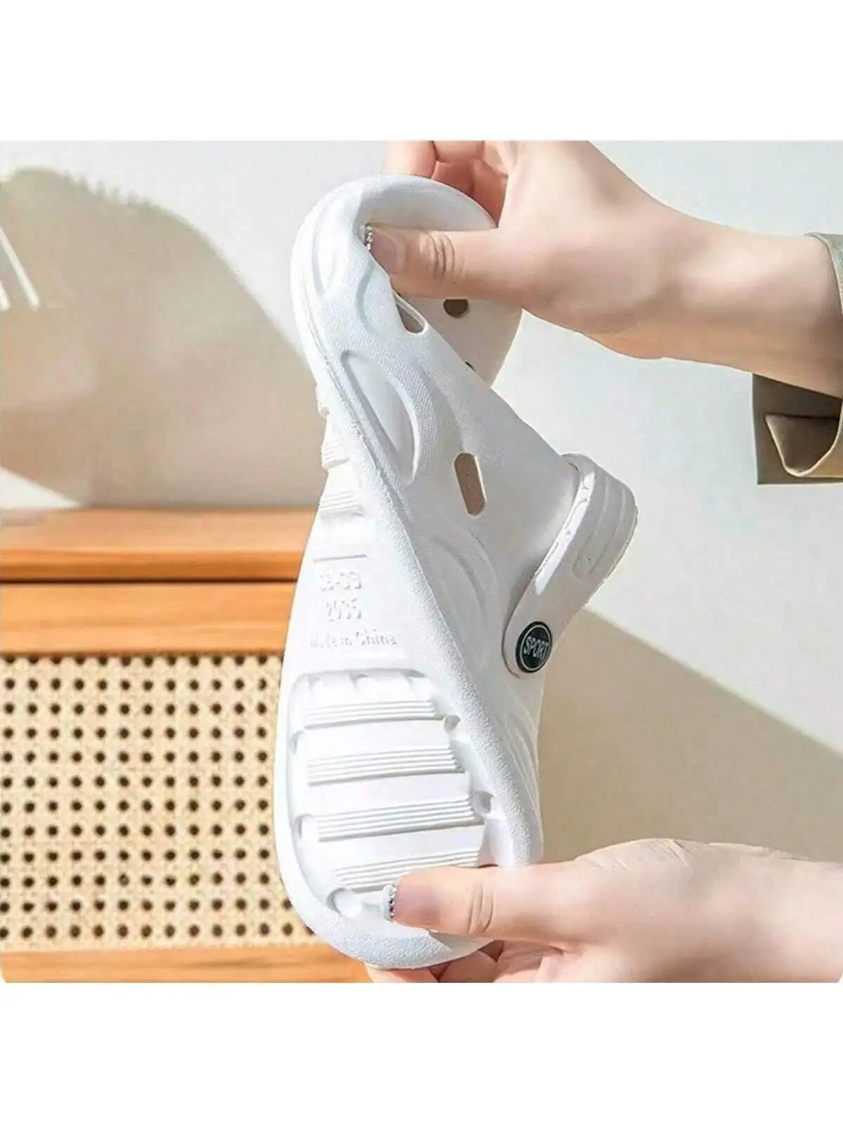 Summer Women's Clogs, Casual and Versatile Garden Shoes, Couple's Environmentally Friendly Eva Slippers, Dual-Use Beach Slippers