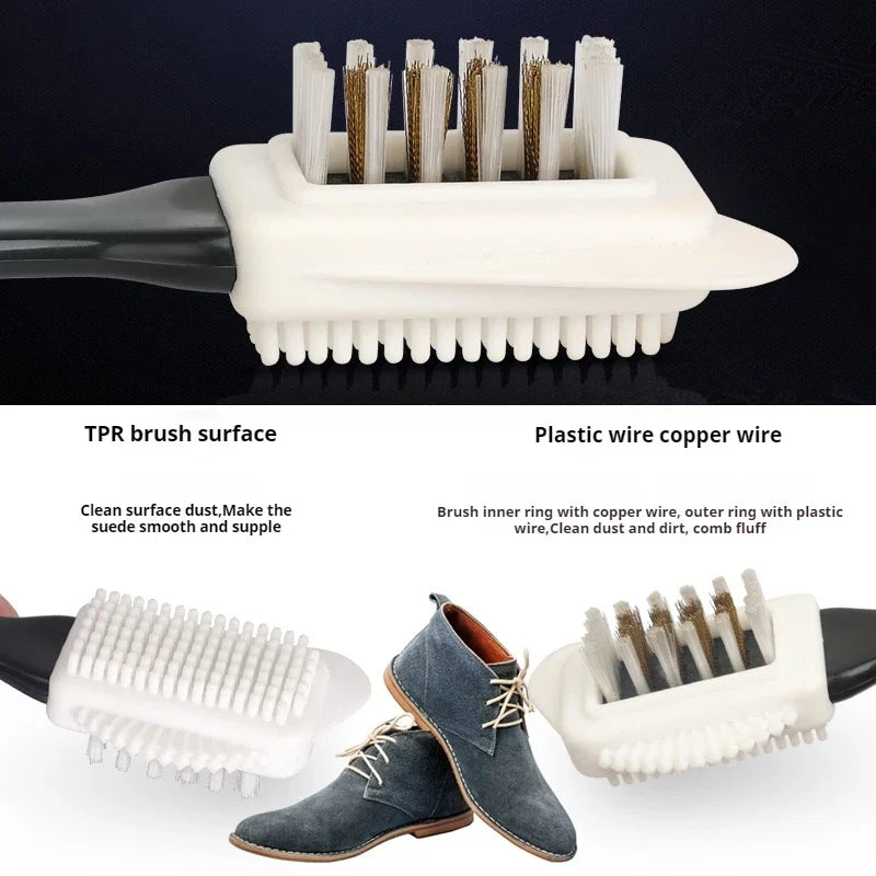New Nubuck Shoes Shoe Brush Suede Shoes Brass Wire Shoe Brush Snow Boots Shoe Cleaner Shoe Accessories 1/2/3 Pcs