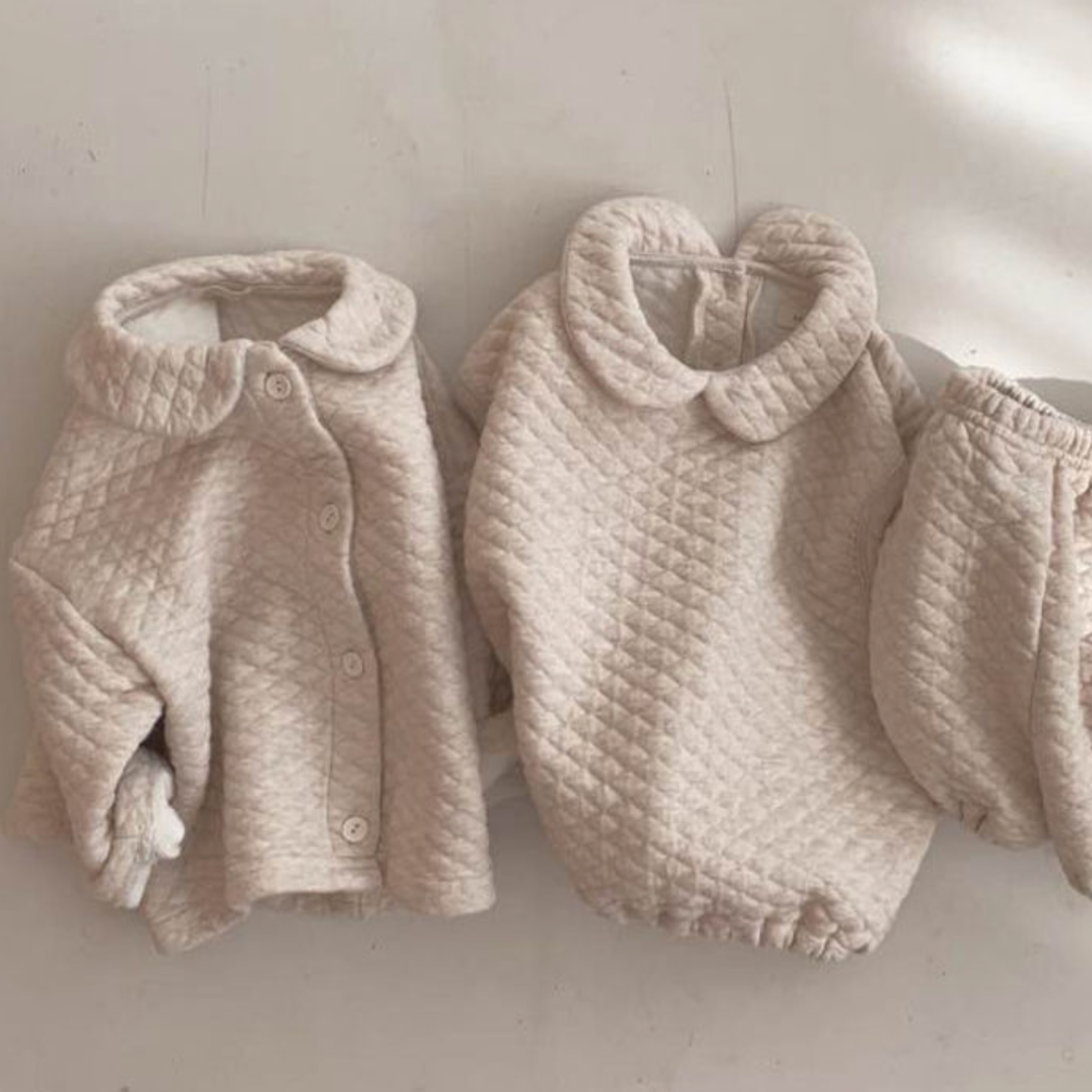 Quilted Cardigan (Two Colours)