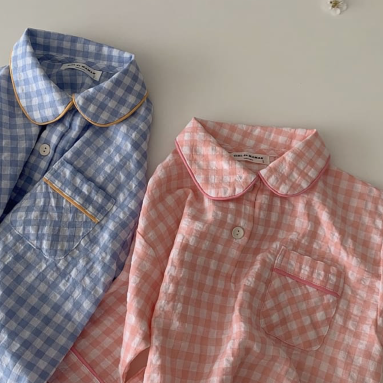Gingham Pyjamas (Pink)