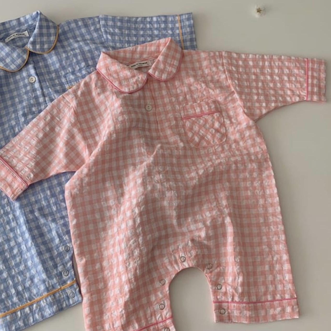 Gingham Pyjamas (Pink)
