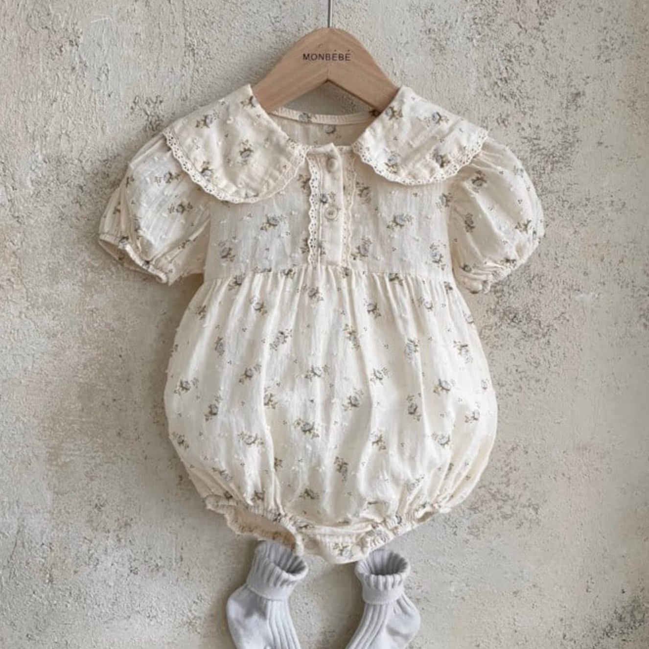 ELLA FLORAL COTTON ROMPER