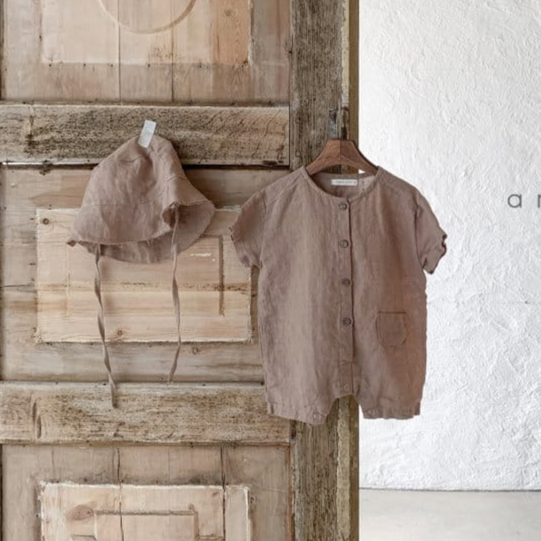 Linen Shortie Romper (Two Colours)