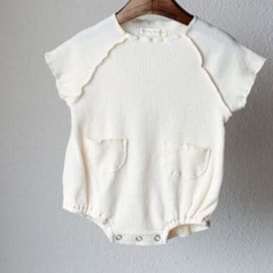 Waffle Tee-shirt Romper (Three Colours)