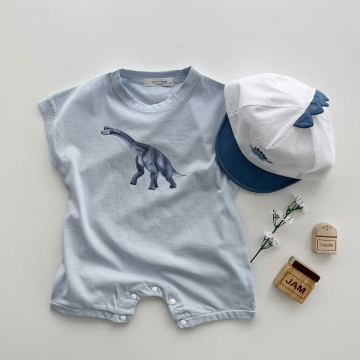 SUMMER COTTON ROMPER (TWO COLOURS)