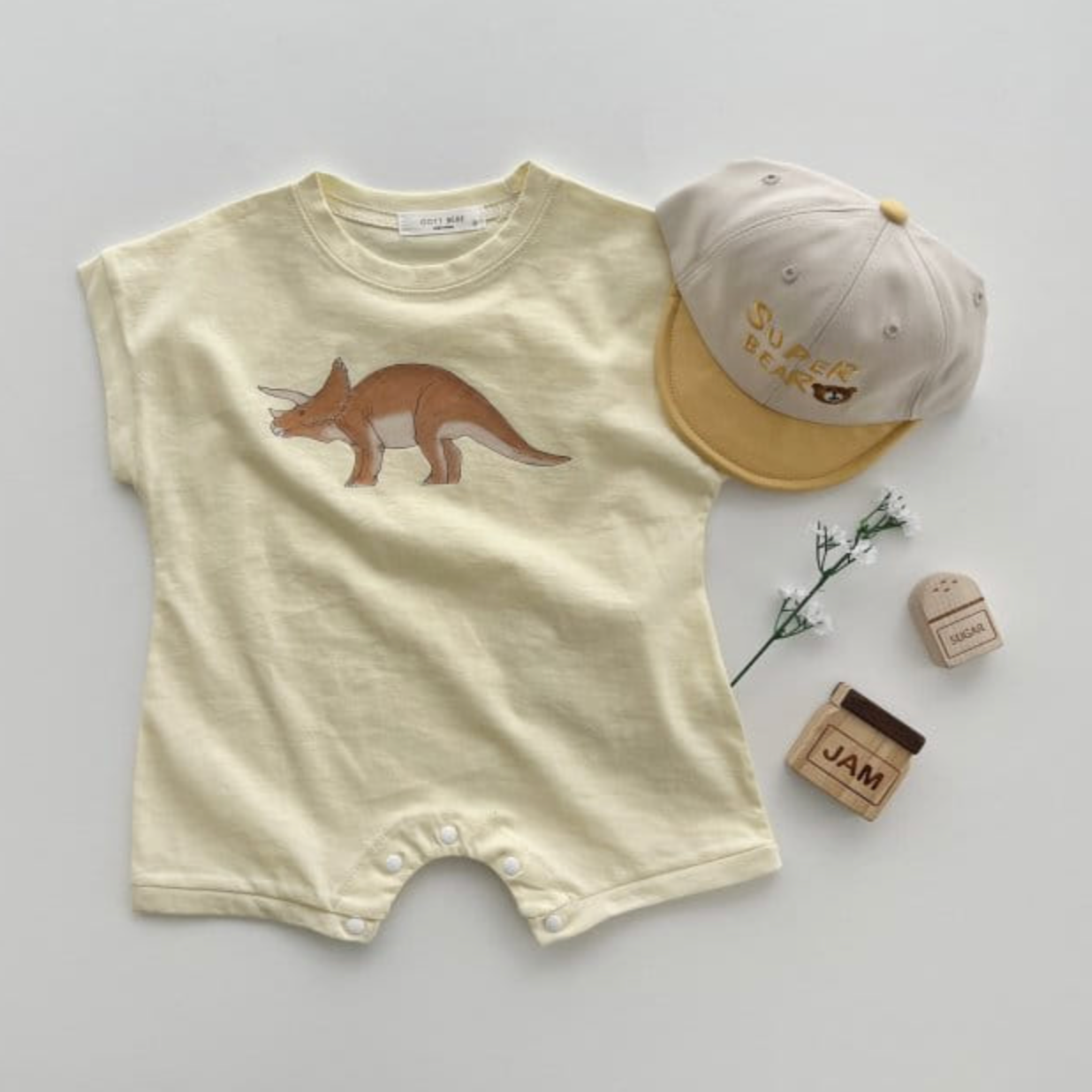 SUMMER COTTON ROMPER (TWO COLOURS)