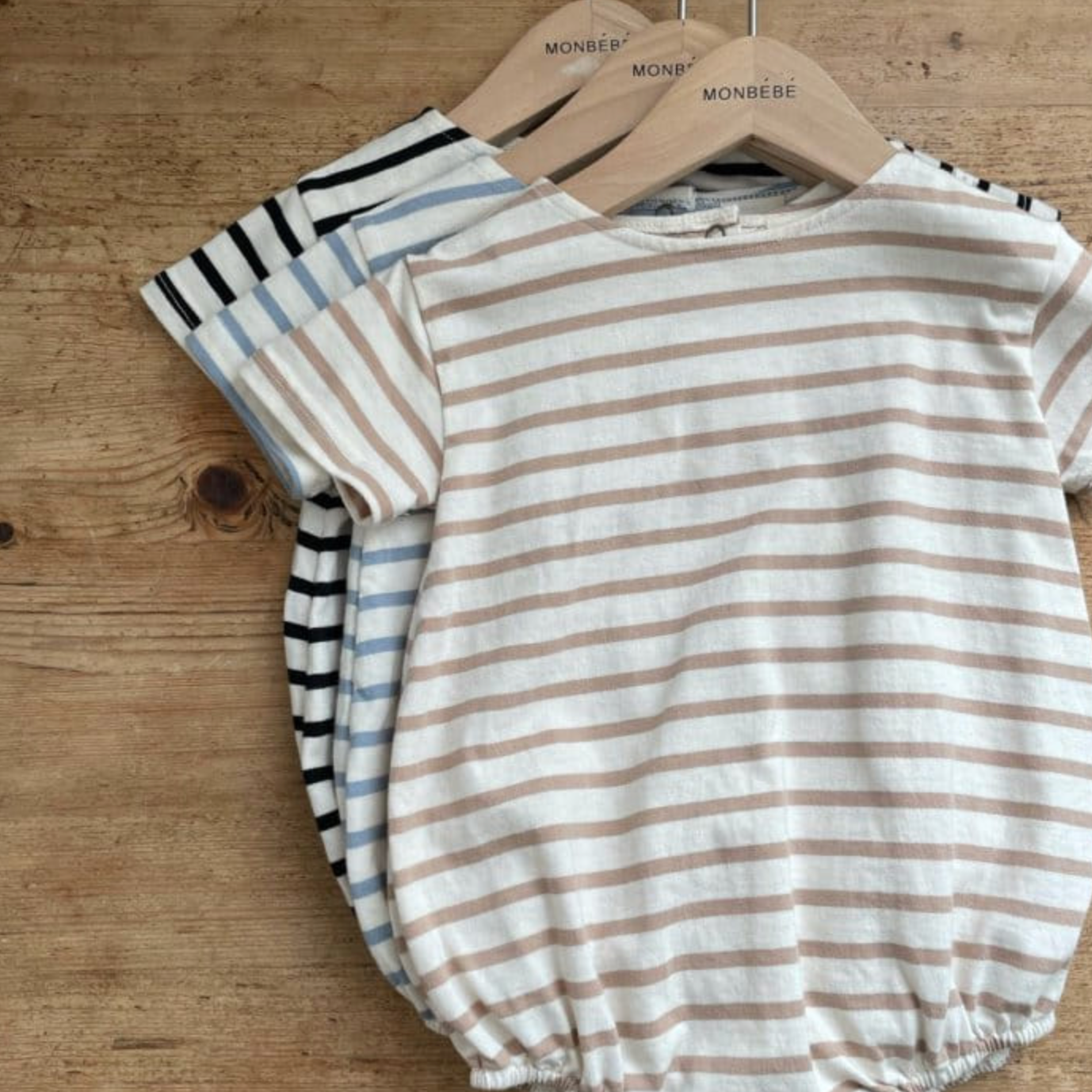 Saint Striped Cotton Romper (Three Colours)